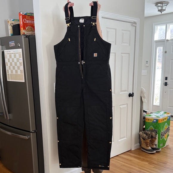 Carhartt Extremes Arctic Quilted Front Zip Bib Overalls - Picture 2 of 13